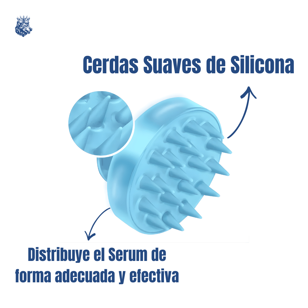 MASAJEADOR CAPILAR DE SILICONA