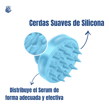 MASAJEADOR CAPILAR DE SILICONA